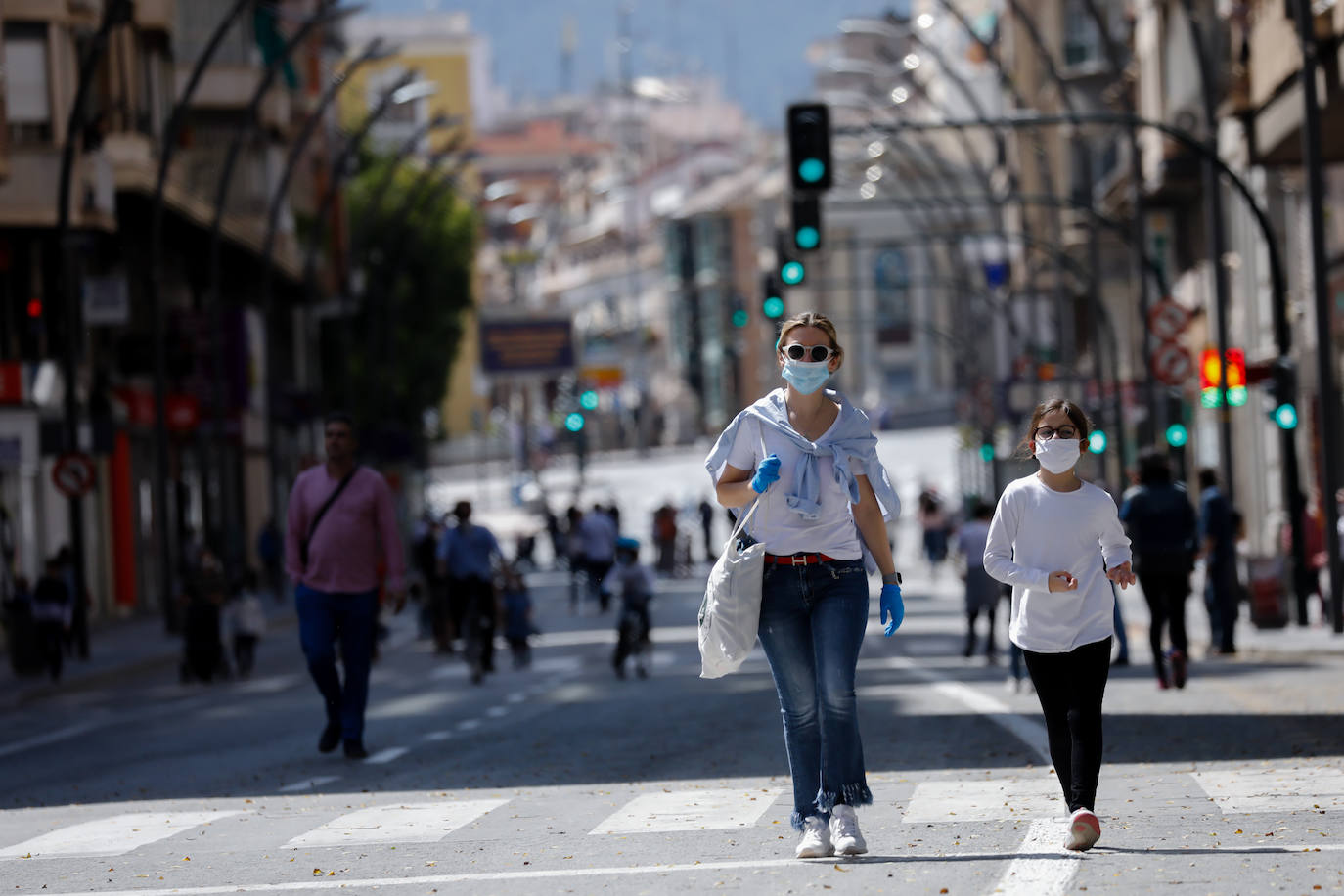 Fotos: Los niños vuelven a pasear por las calles de la Región