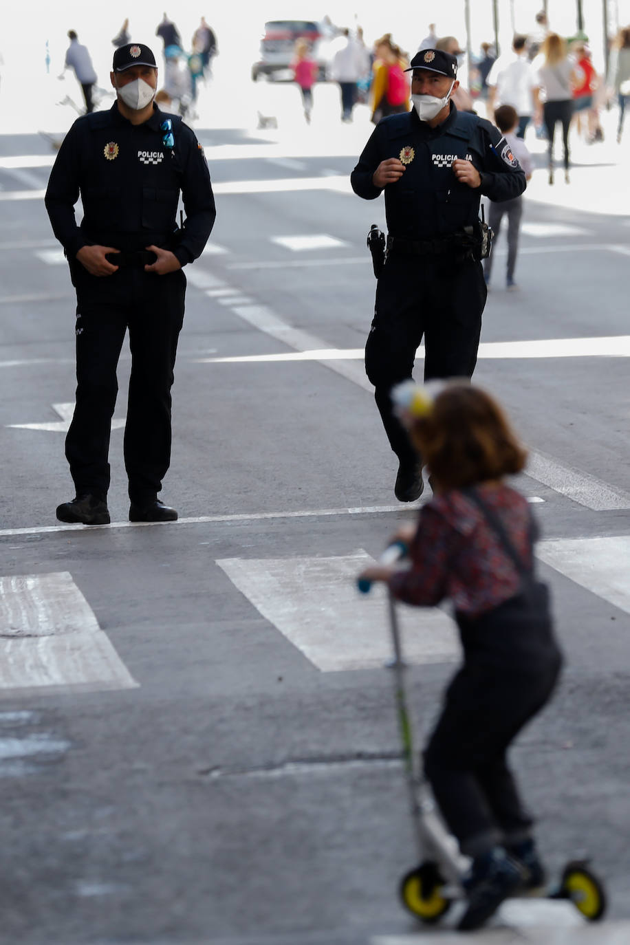 Fotos: Los niños vuelven a pasear por las calles de la Región