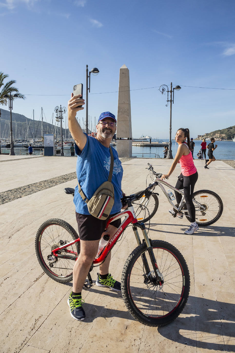 Fotos: Los murcianos salen a pasear y hacer deporte tras más de un mes de confinamiento