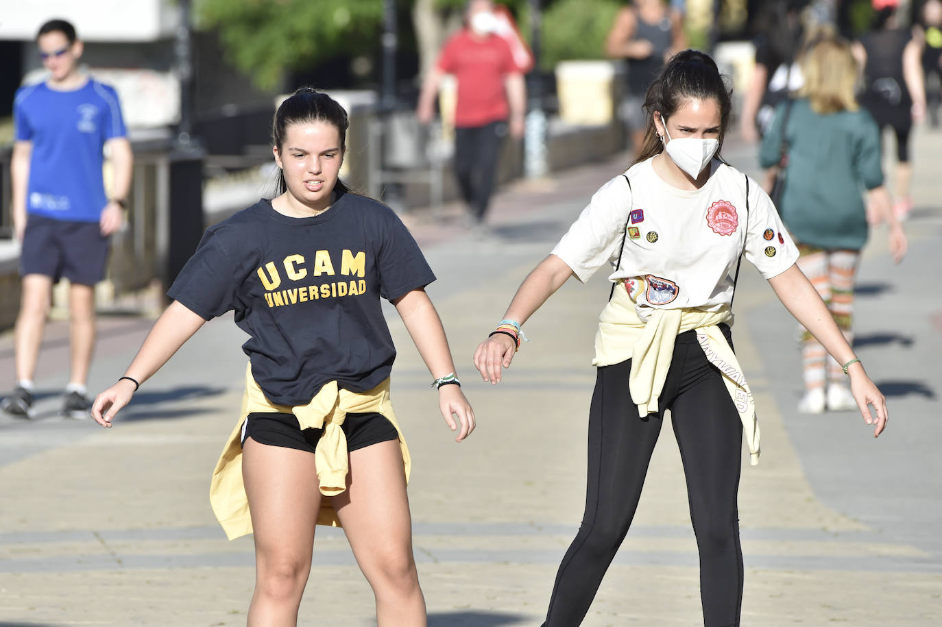 Fotos: Los murcianos salen a pasear y hacer deporte tras más de un mes de confinamiento