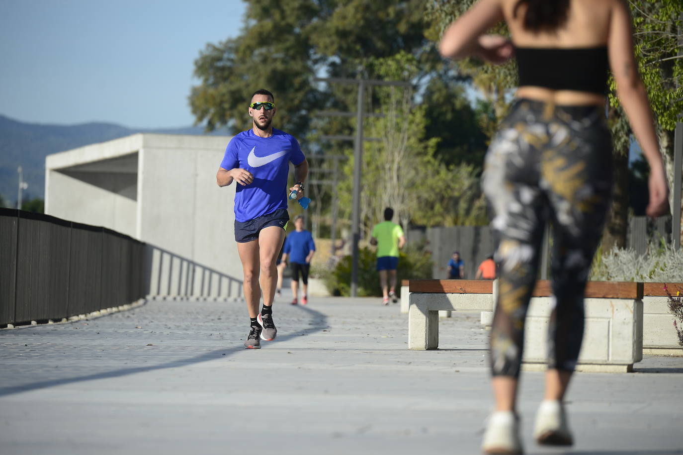 Fotos: Los murcianos salen a pasear y hacer deporte tras más de un mes de confinamiento