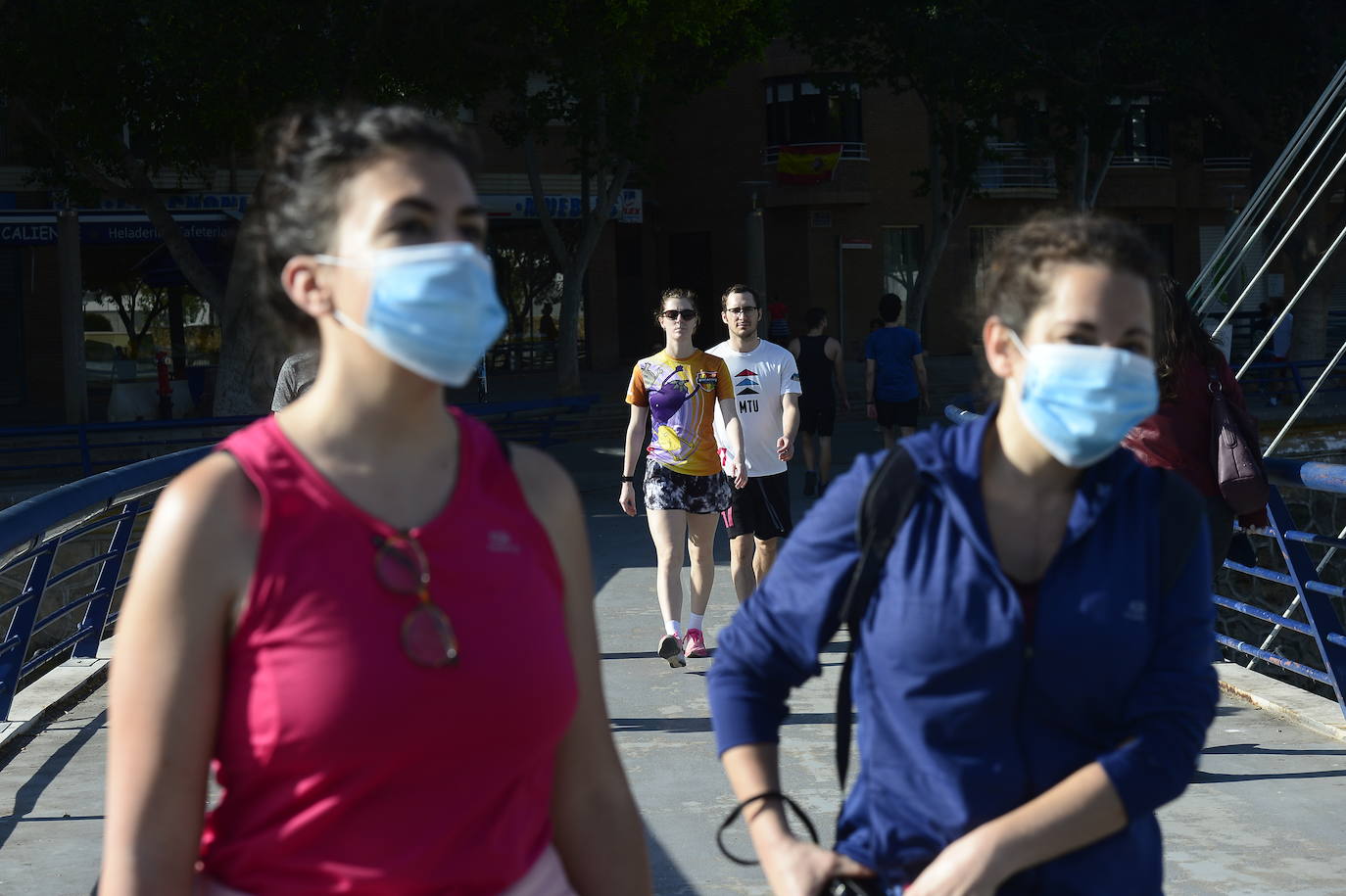 Fotos: Los murcianos salen a pasear y hacer deporte tras más de un mes de confinamiento