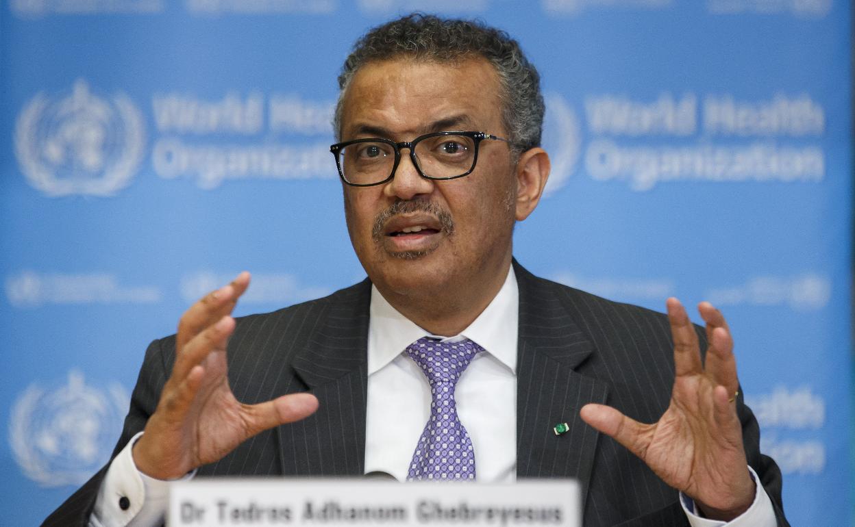 Tedros Adhanom, director general de la OMS.