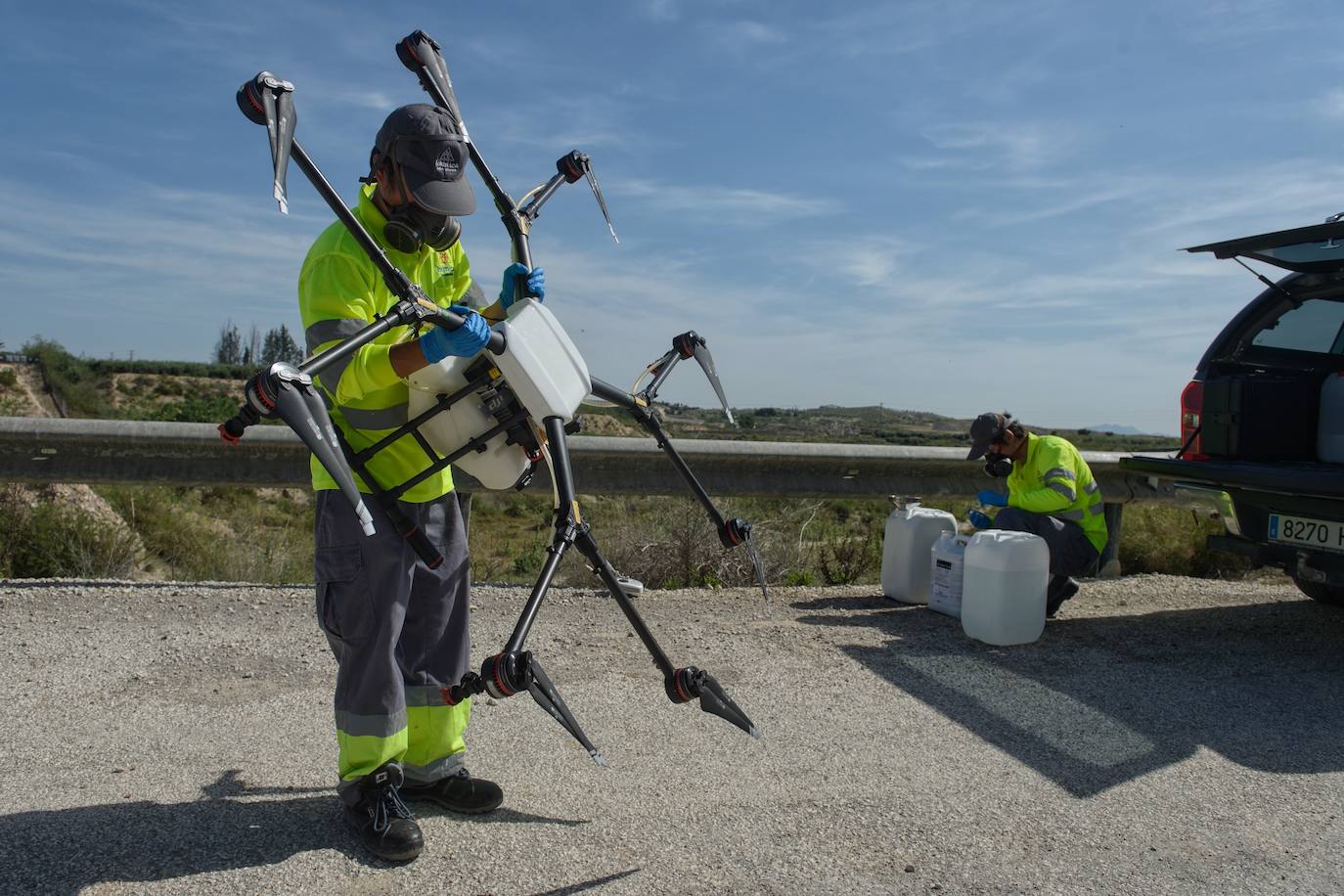 Fotos: Fumigar a vista de pájaro