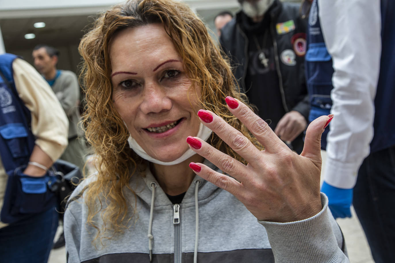 Fotos: Noelia Arroyo visita la Hospitalidad de Santa Teresa