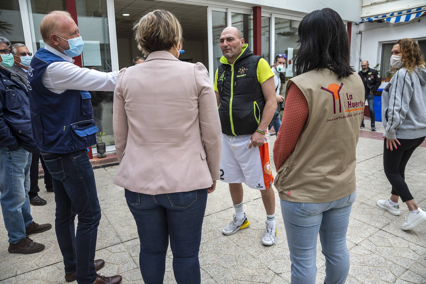 Fotos: Noelia Arroyo visita la Hospitalidad de Santa Teresa