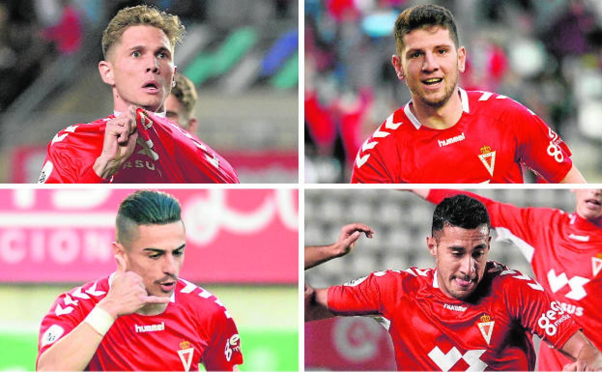 Arriba, Edu Luna y Toril. Abajo, Dorrio y Álvaro Rodríguez.