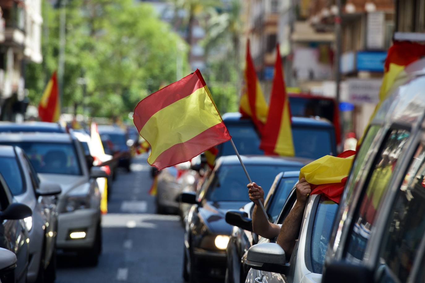 Fotos: Marcha &quot;por España y su libertad&quot; en Murcia