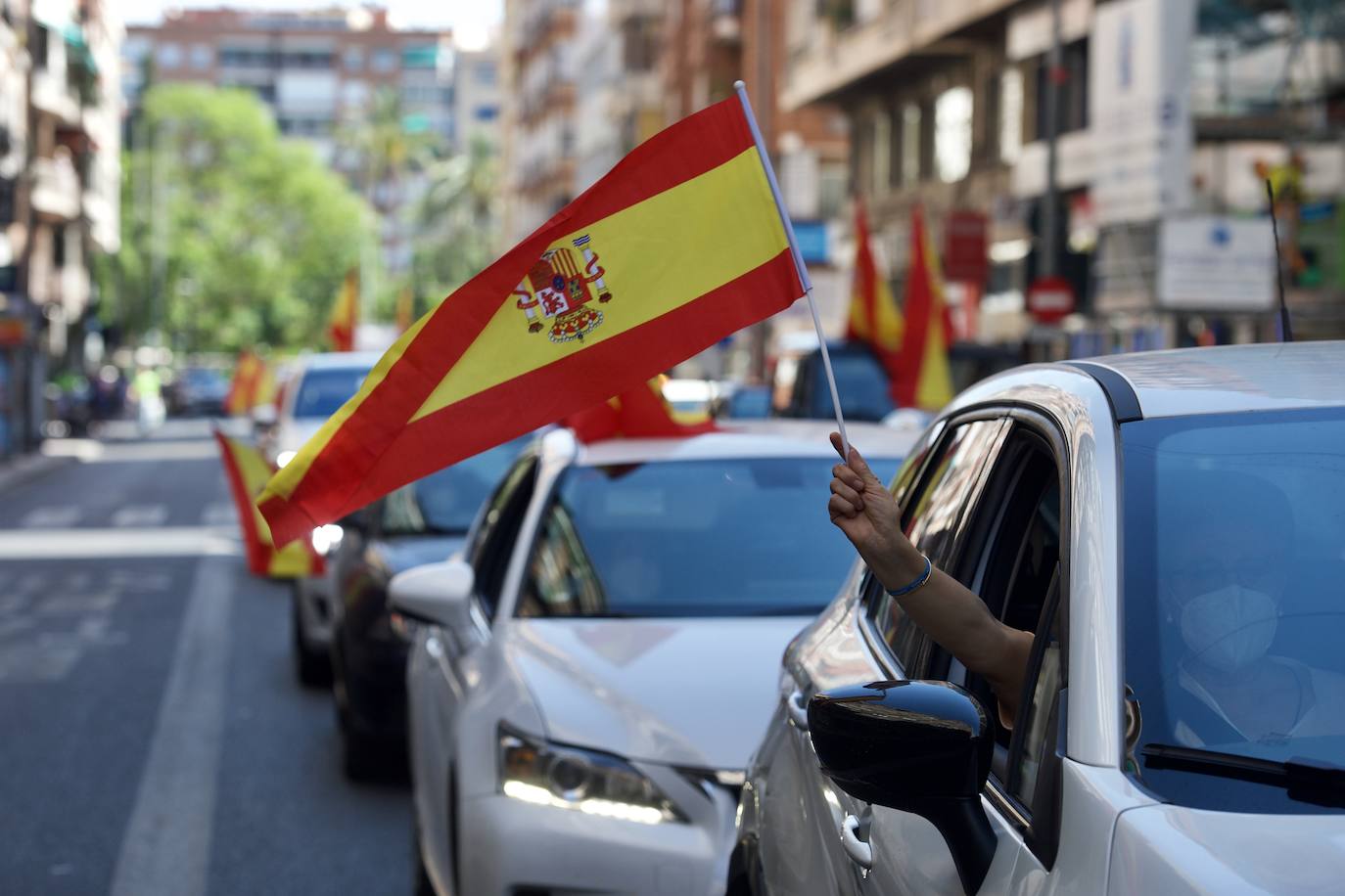 Fotos: Marcha &quot;por España y su libertad&quot; en Murcia