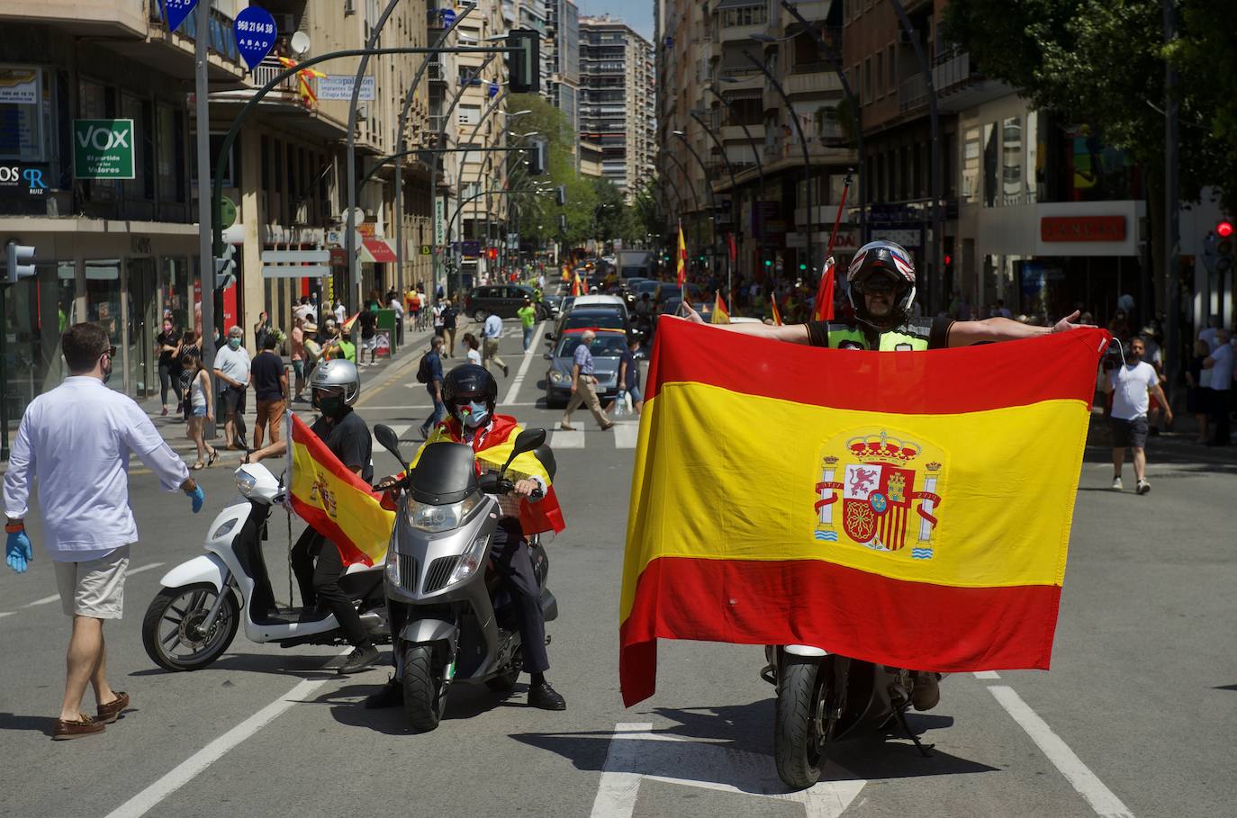 Fotos: Marcha &quot;por España y su libertad&quot; en Murcia