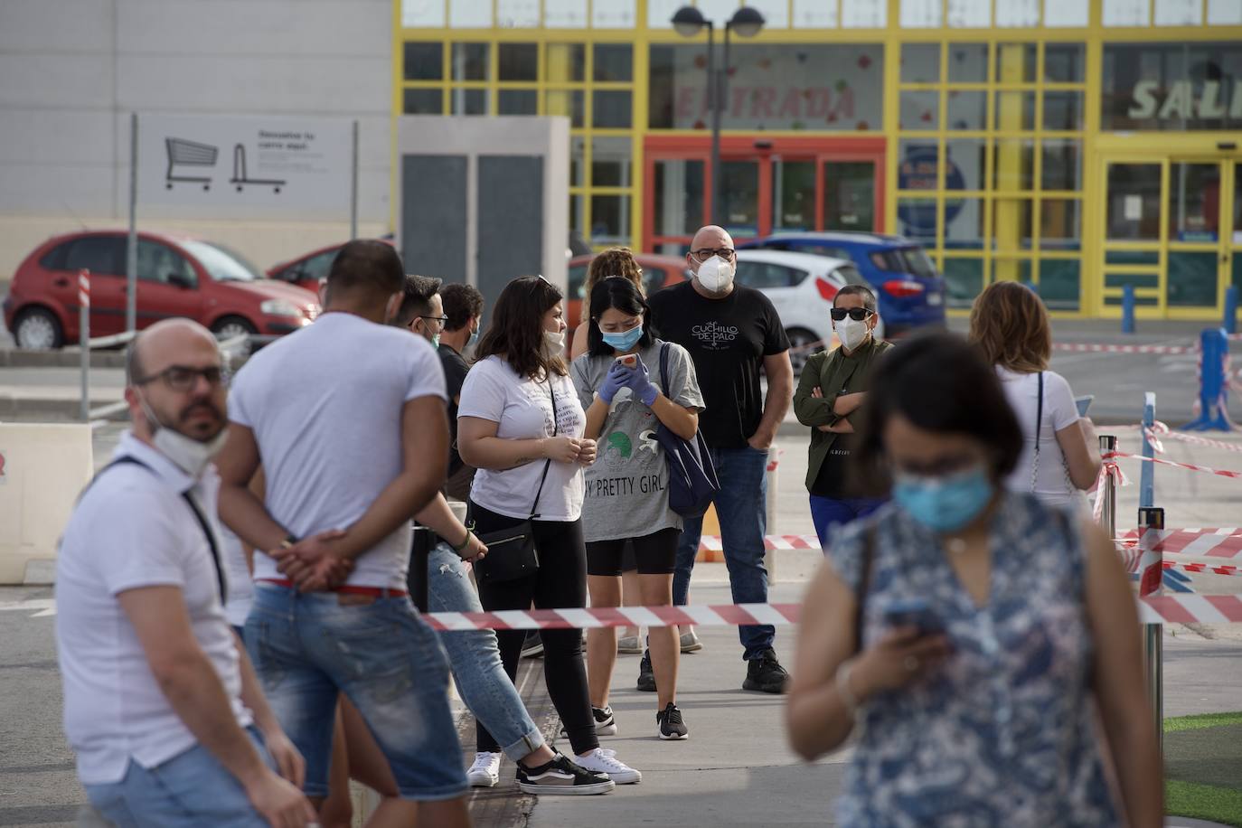 Fotos: Los centros comerciales vuelven tras más de dos meses