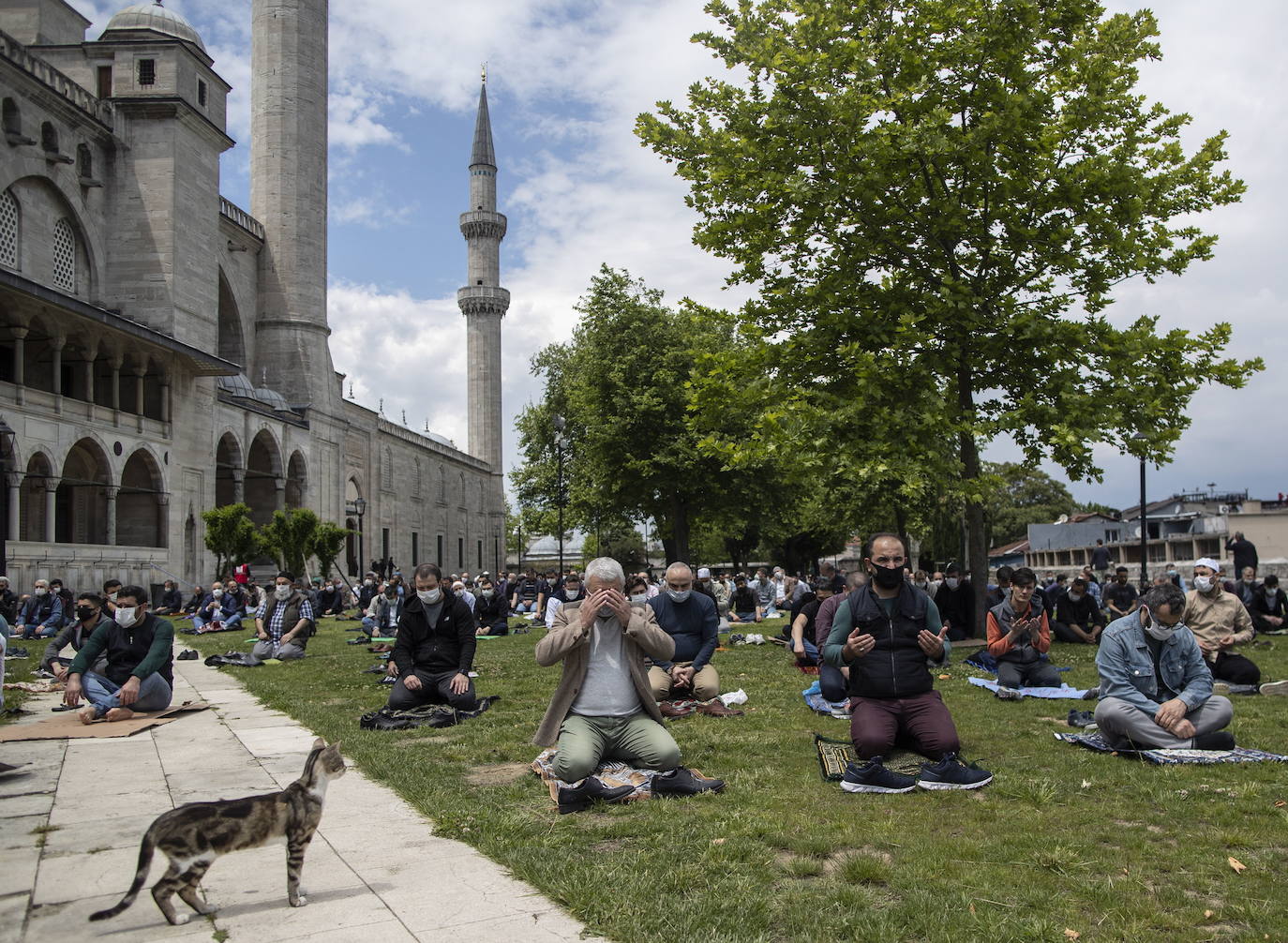 Fotos: La mezquita de Solimán abre sus puertas