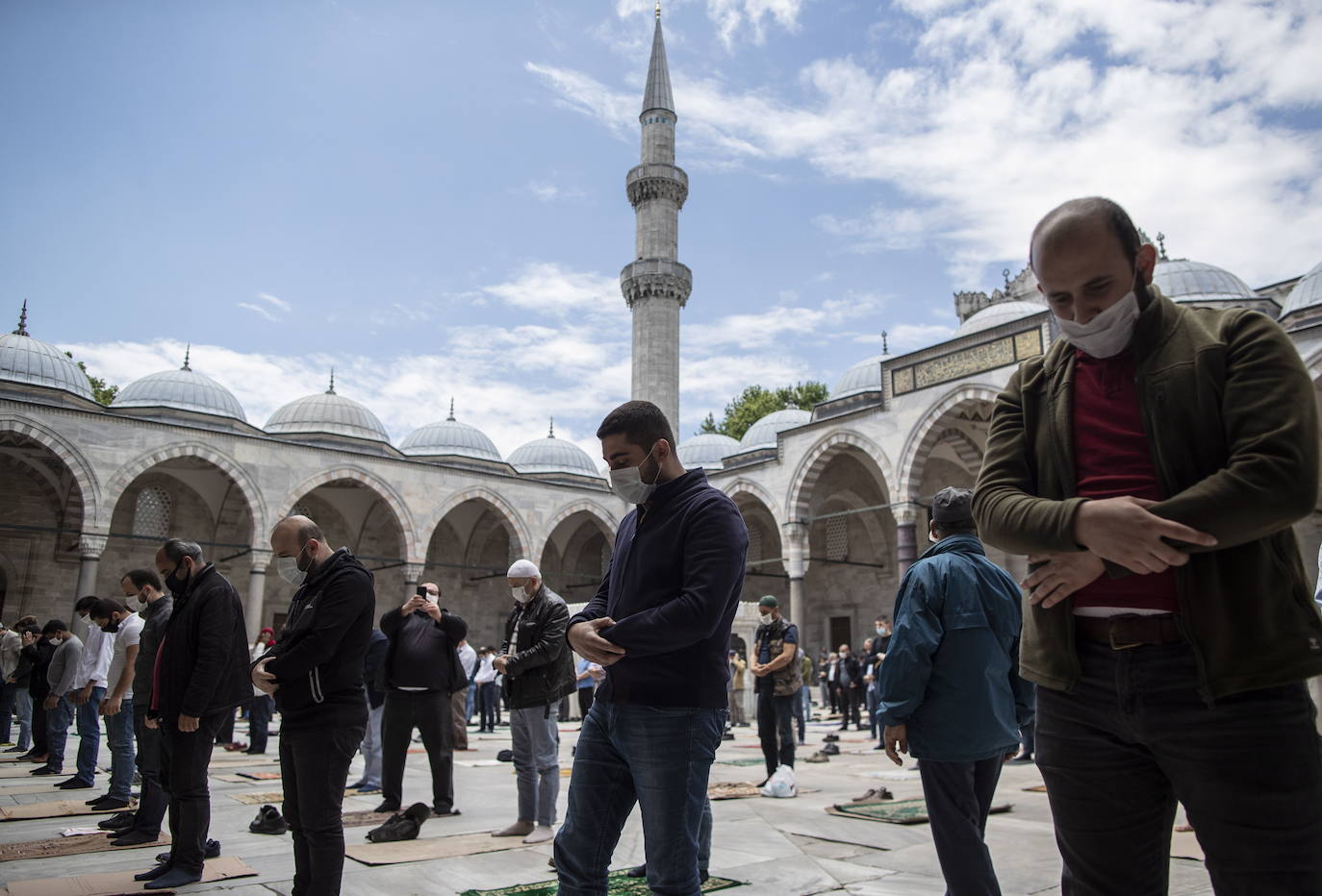 Fotos: La mezquita de Solimán abre sus puertas