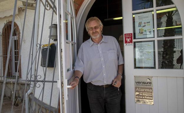 Mario Werner, en su trabajo en Estrella de Mar (Los Urrutias).