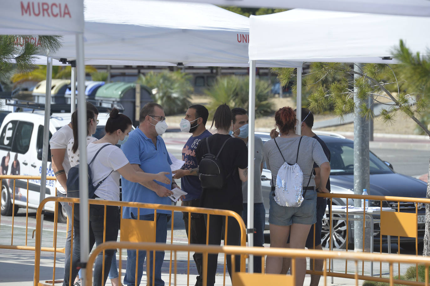 Fotos: Las pruebas de acceso a la Universidad para mayores estrenan el protocolo de seguridad