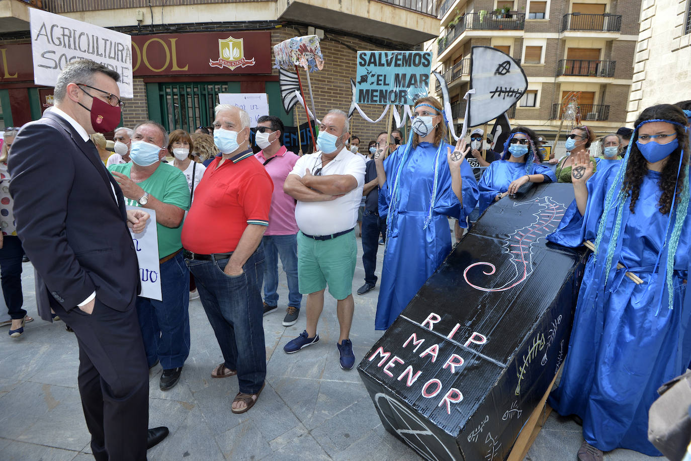 Fotos: Protesta por el Mar Menor