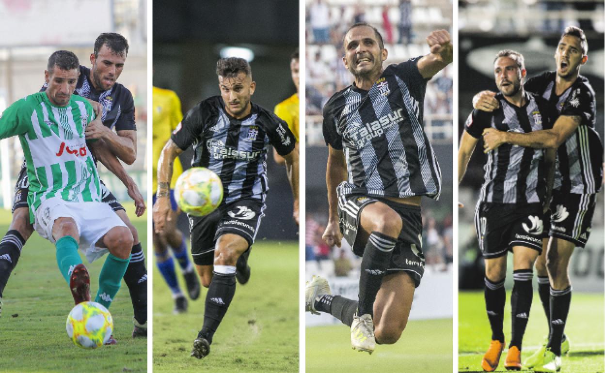 Carlos David, Elady, Verza y Santi Jara junto a Caballero.