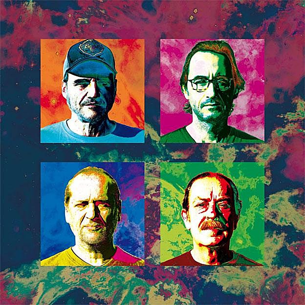 Miguel Bañón, Carlos Campoy, Román García y Pedrín Sánchez son Los Marañones. 