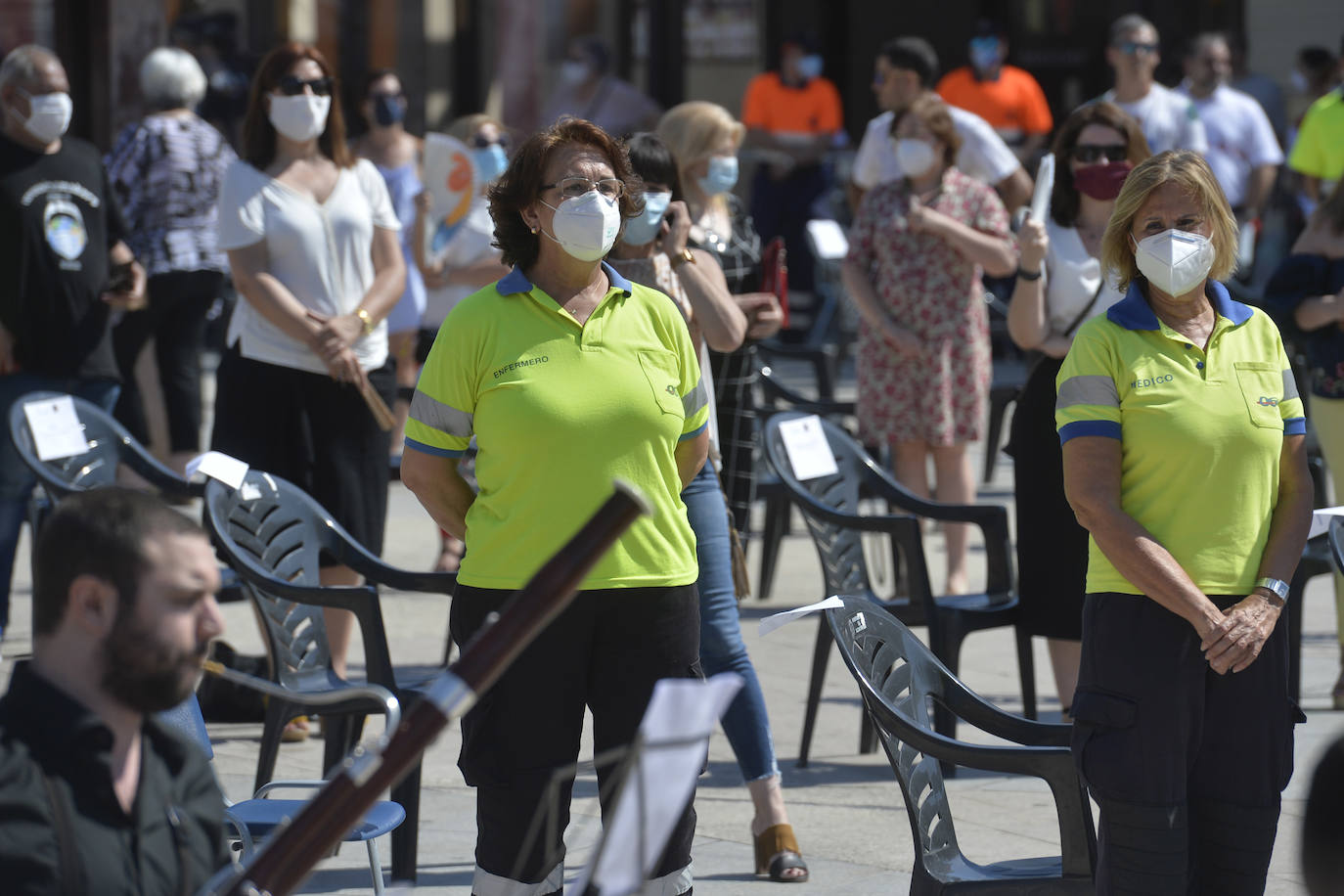 Fotos: Homenaje en Alcantarilla a las víctimas del coronavirus en la Región