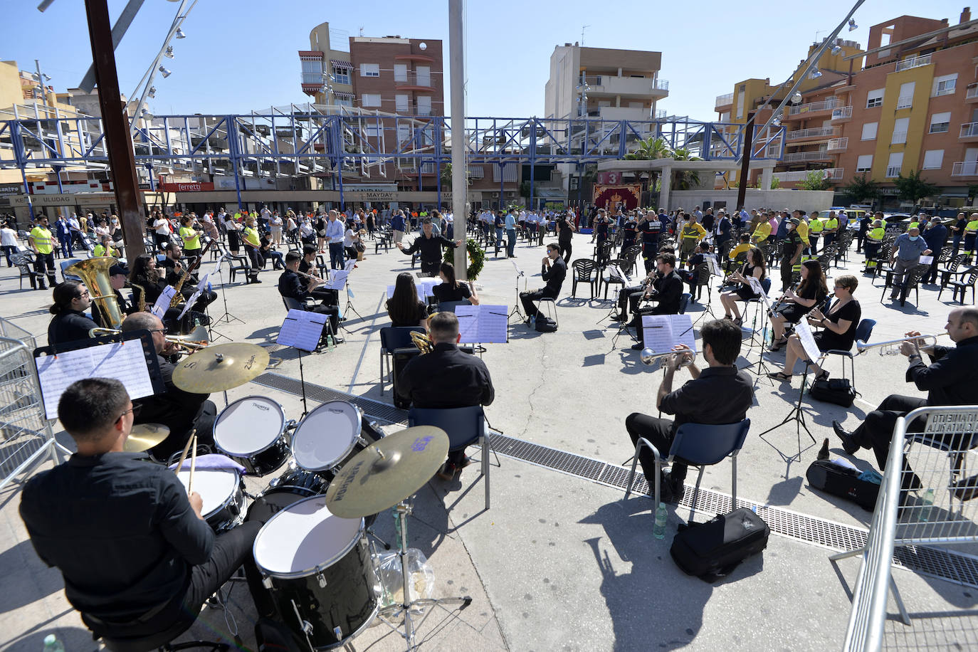 Fotos: Homenaje en Alcantarilla a las víctimas del coronavirus en la Región