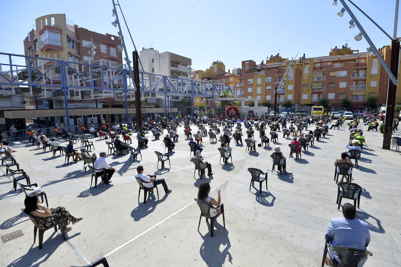 Fotos: Homenaje en Alcantarilla a las víctimas del coronavirus en la Región