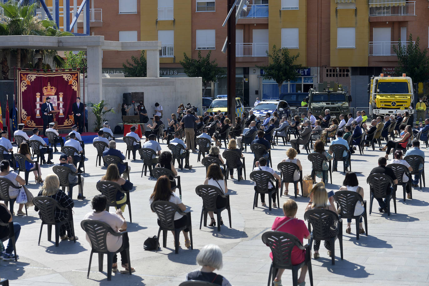 Fotos: Homenaje en Alcantarilla a las víctimas del coronavirus en la Región