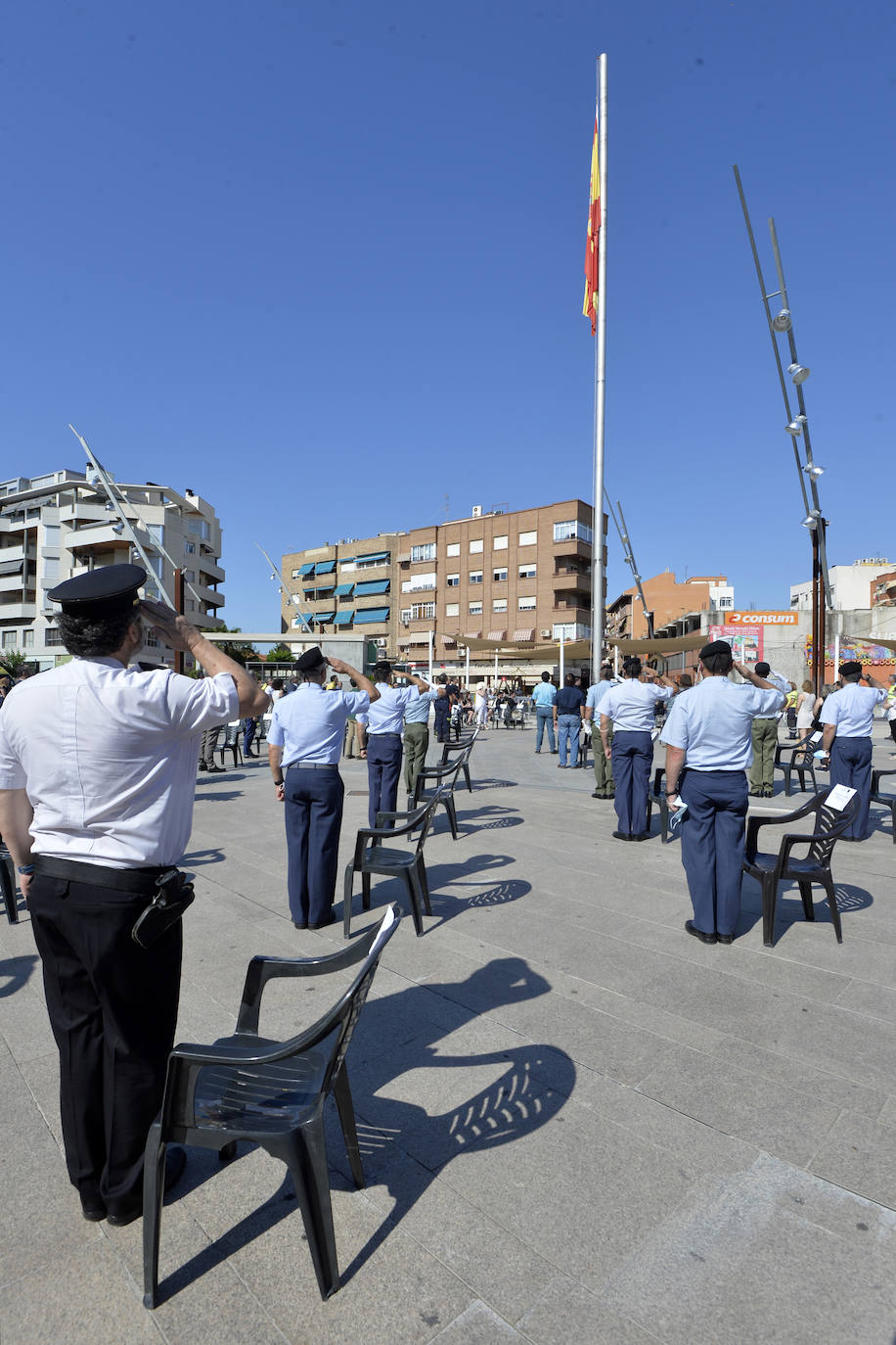 Fotos: Homenaje en Alcantarilla a las víctimas del coronavirus en la Región