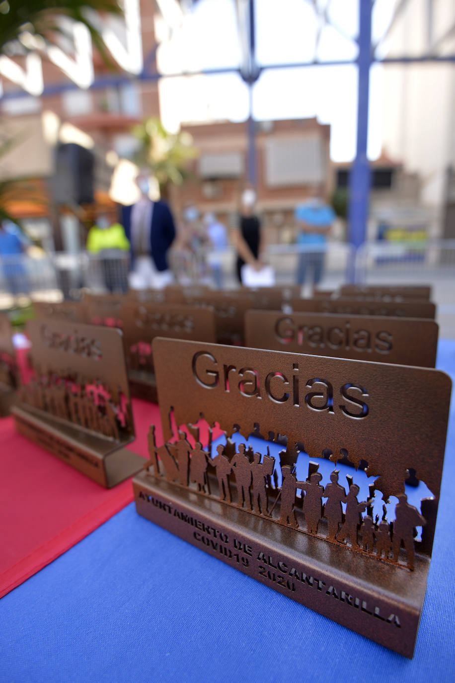 Fotos: Homenaje en Alcantarilla a las víctimas del coronavirus en la Región