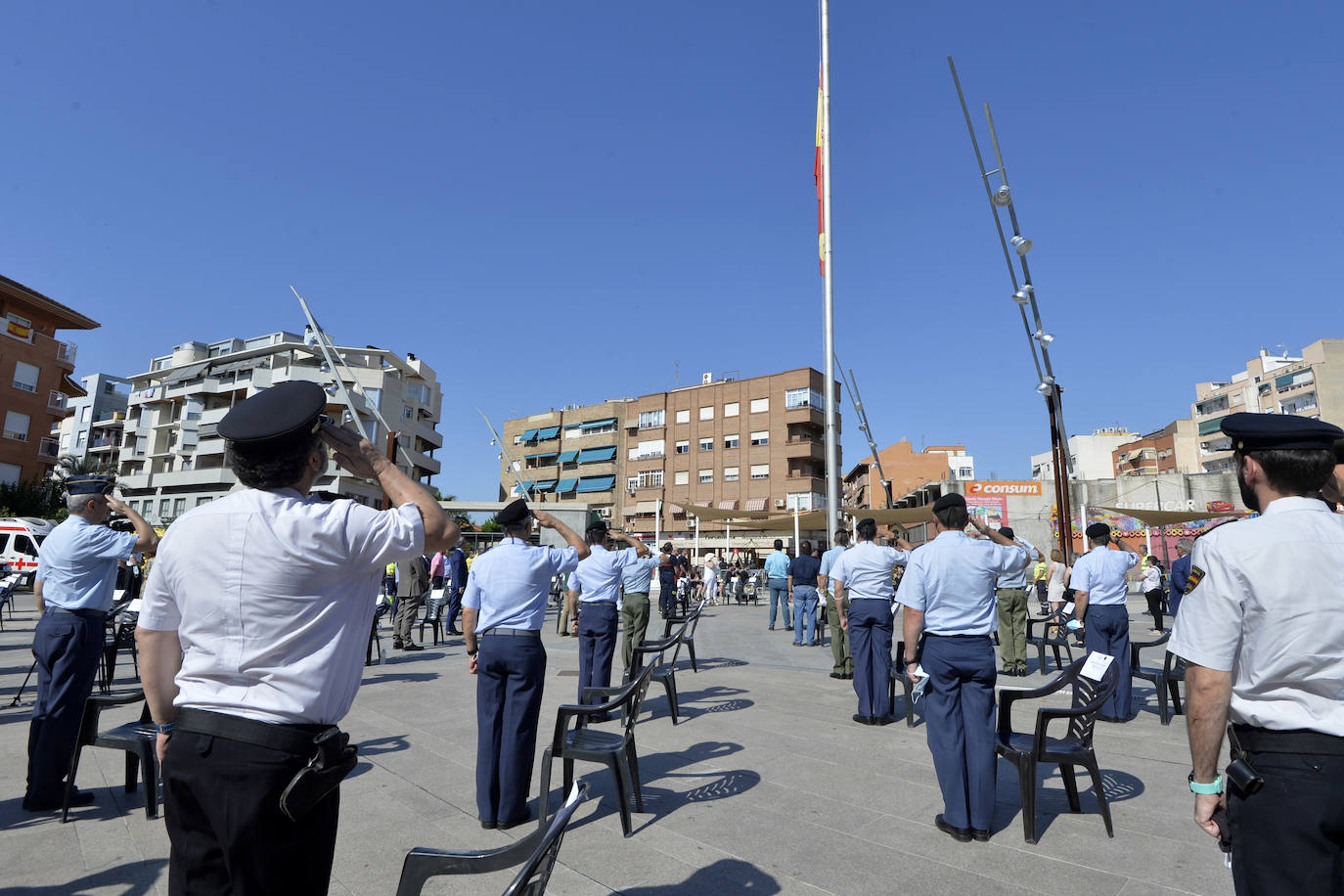 Fotos: Homenaje en Alcantarilla a las víctimas del coronavirus en la Región