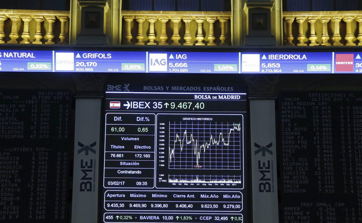 El Ibex-35 baja más de un 3% en la sesión