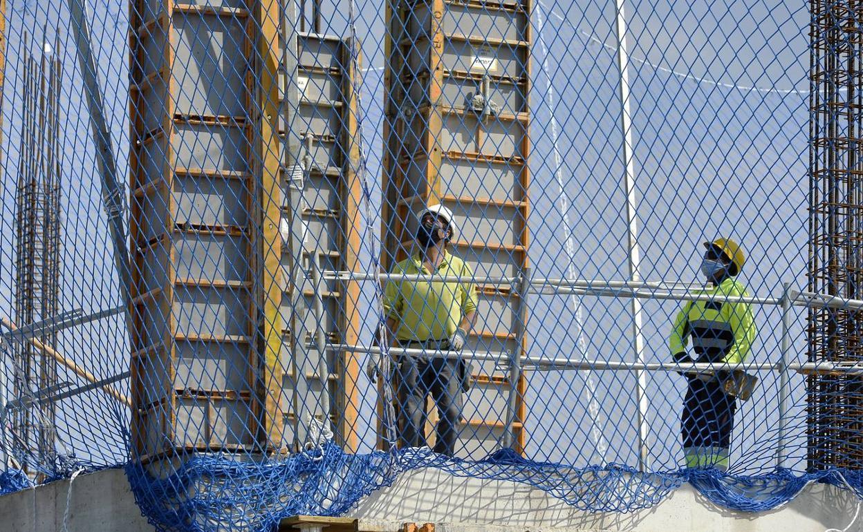 Trabajadores de la Construcción en una foto de archivo.