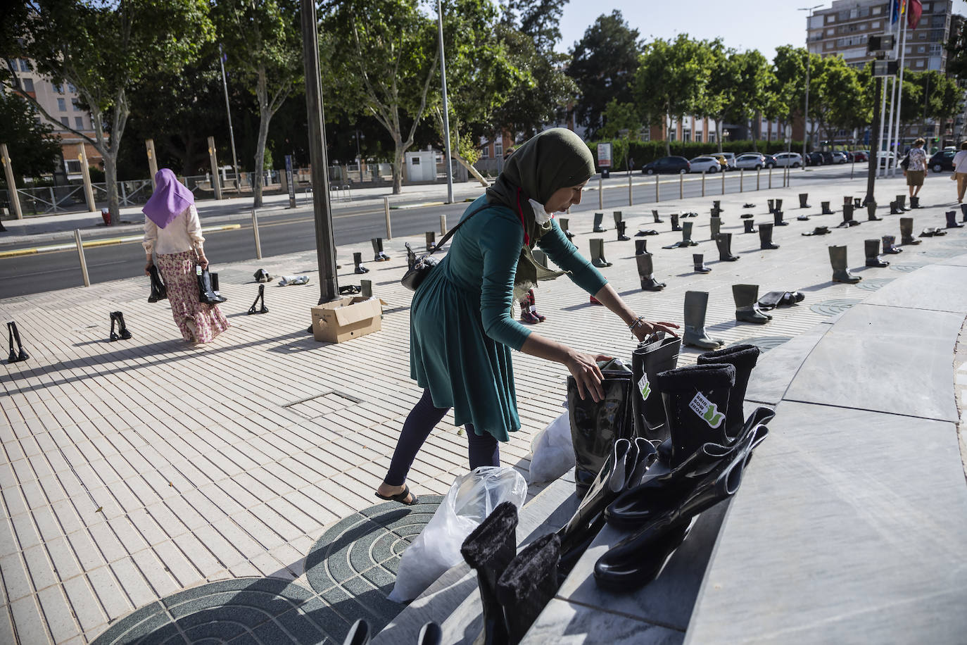 Fotos: Botas contra las riadas de Los Alcázares
