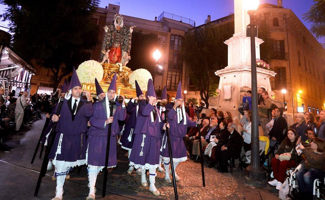 Procesión de los 'salzillos', en una imagen de archivo.