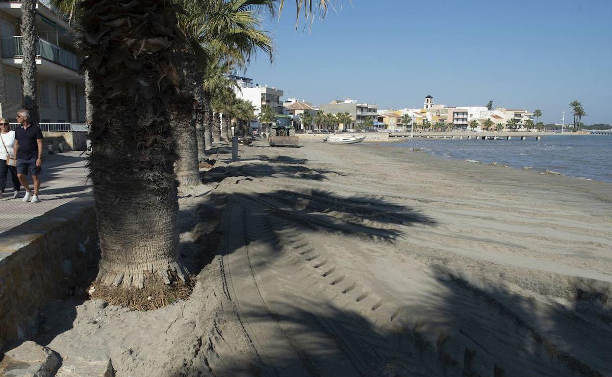 Playa de Carrión, en Los Alcázares, en una fotografía de archivo.