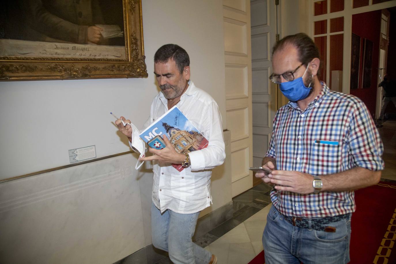 Fotos: José López se niega a disculparse con el jefe técnico de Infraestructuras