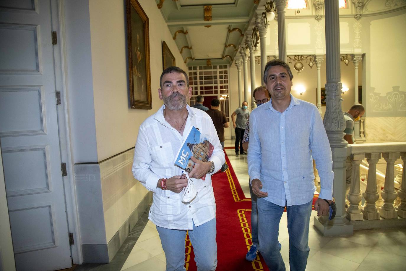 Fotos: José López se niega a disculparse con el jefe técnico de Infraestructuras