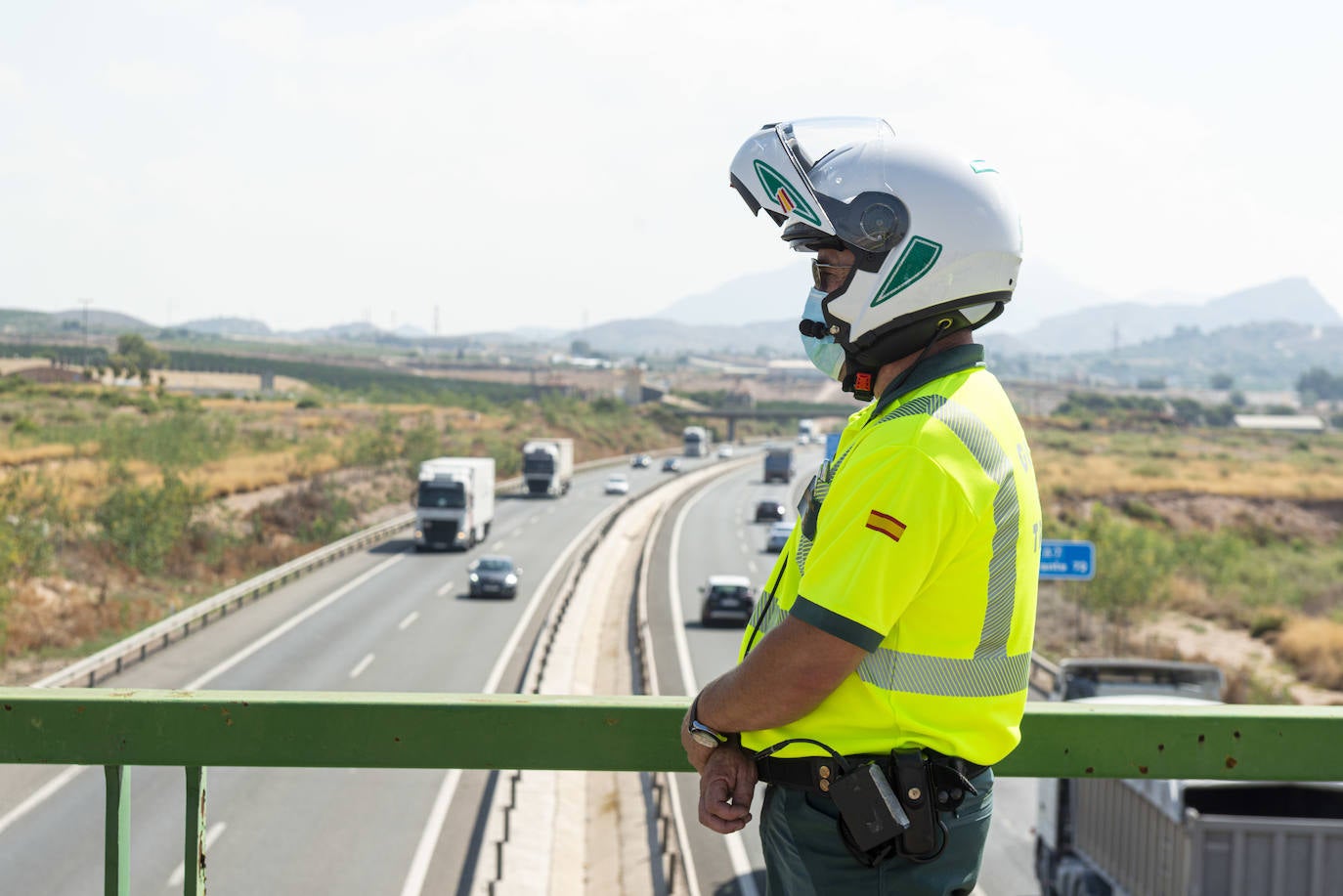 Fotos: Los desplazamientos por carretera en la Region caen un 20% pese al fin de las restricciones