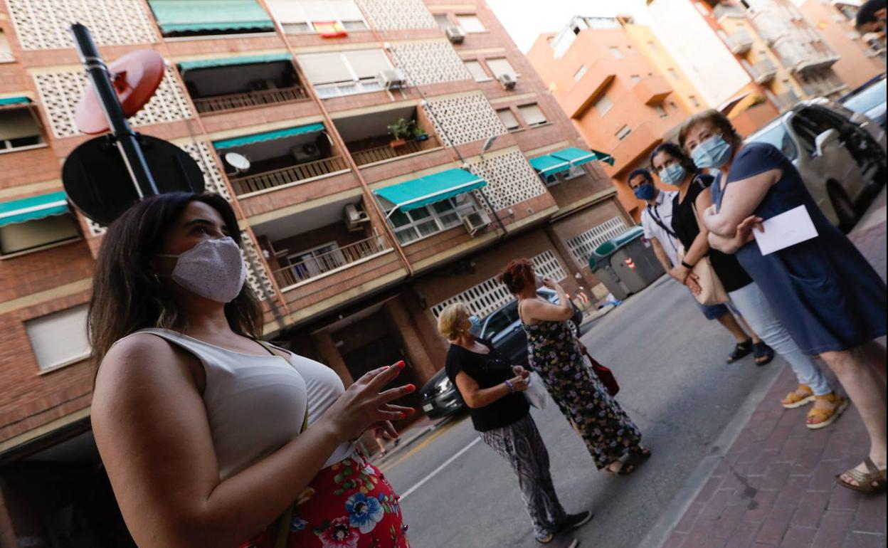 Anterior concentración de vecinos, el pasado viernes.