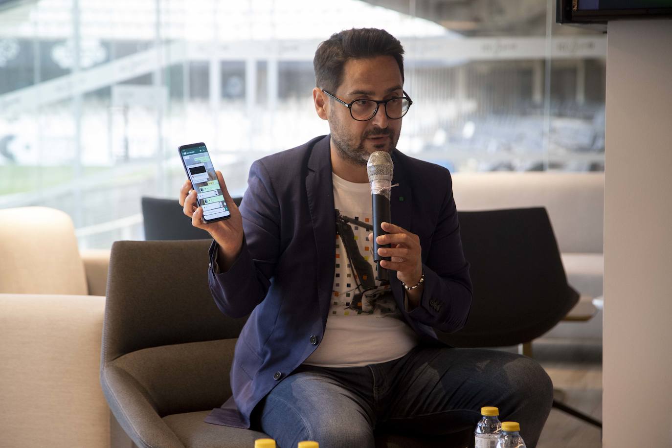 Fotos: Belmonte y Breis, con los suscriptores de LA VERDAD