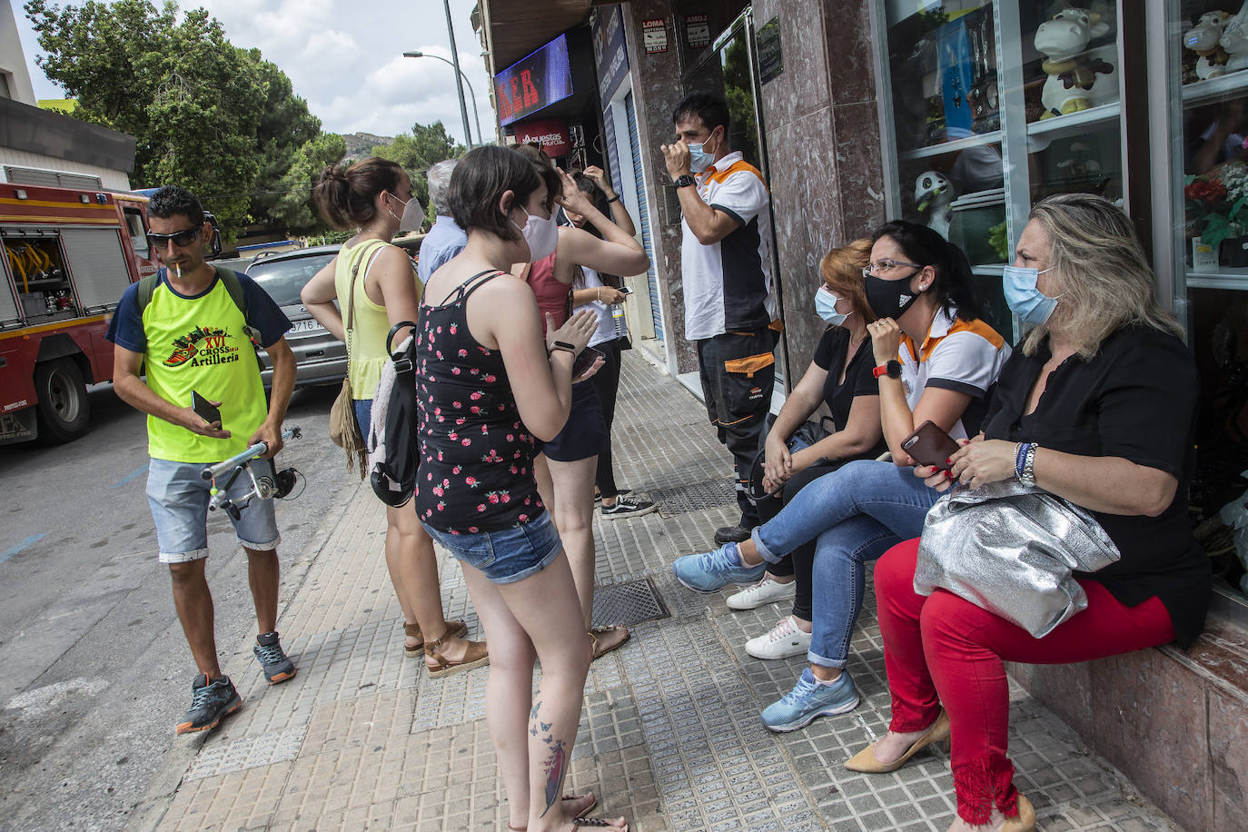 Fotos: Explosión en una gasolinera de Cartagena