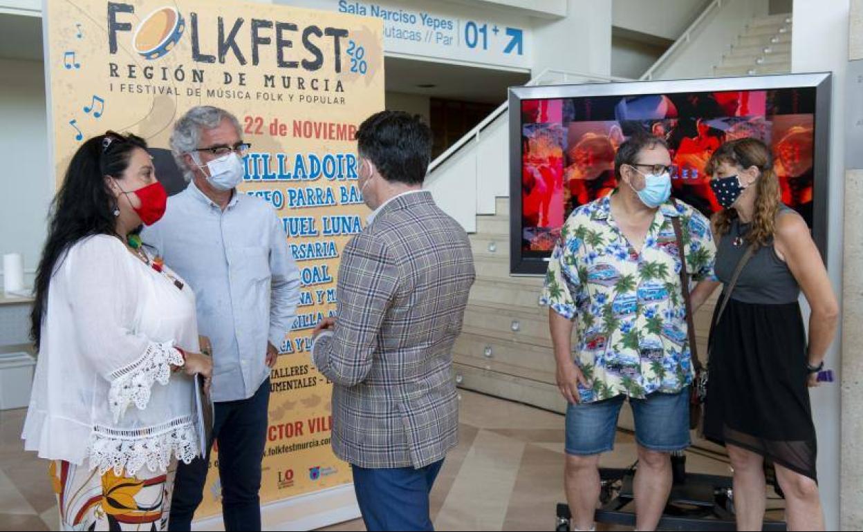 Presentación del cartel, este viernes.