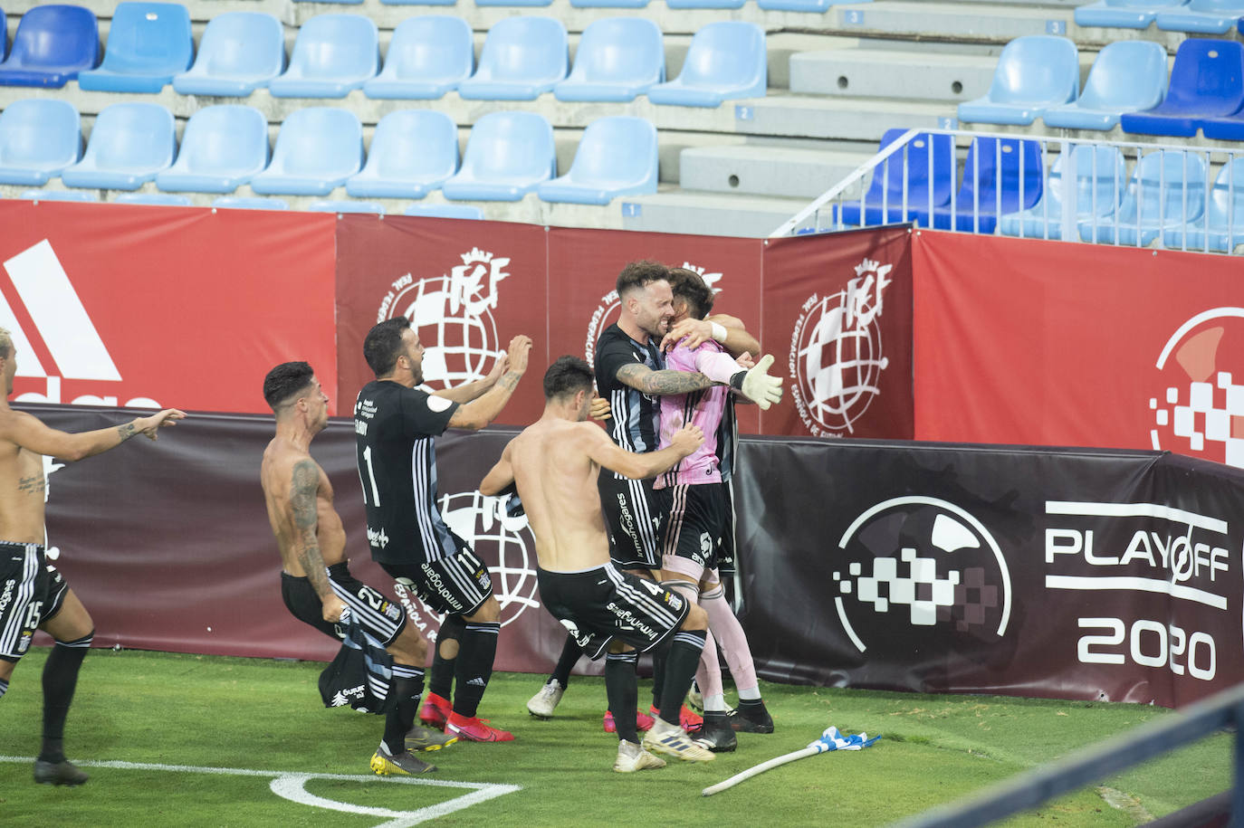 Fotos: La primera parte del FC Cartagena-Atlético Baleares, en imágenes
