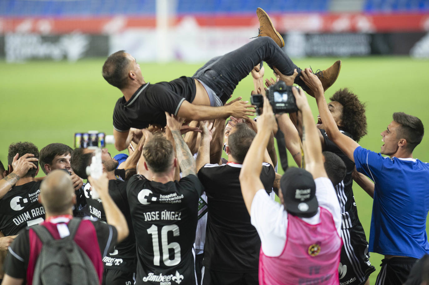 Fotos: La primera parte del FC Cartagena-Atlético Baleares, en imágenes