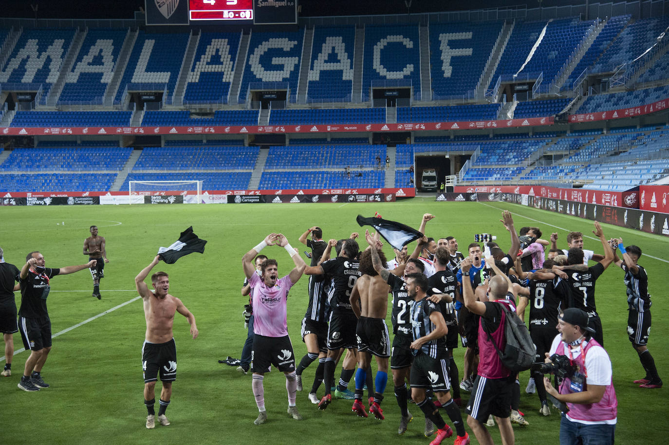 Fotos: La primera parte del FC Cartagena-Atlético Baleares, en imágenes