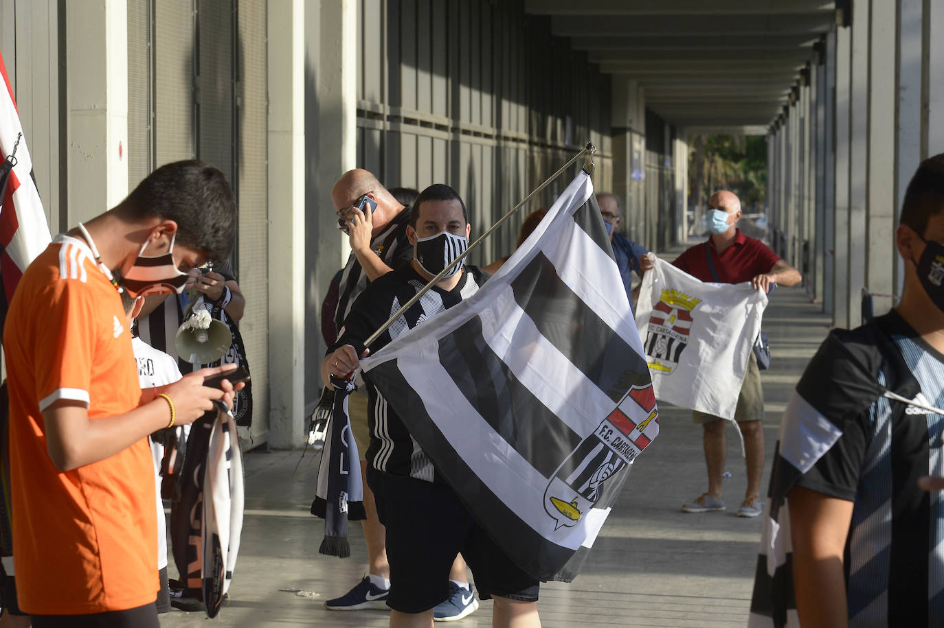 Fotos: La primera parte del FC Cartagena-Atlético Baleares, en imágenes