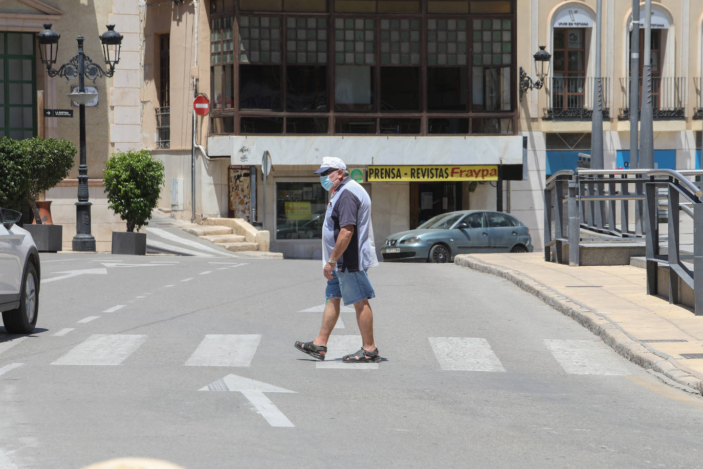 Fotos: La Comunidad confina a los 32.000 habitantes de Totana dentro del municipio