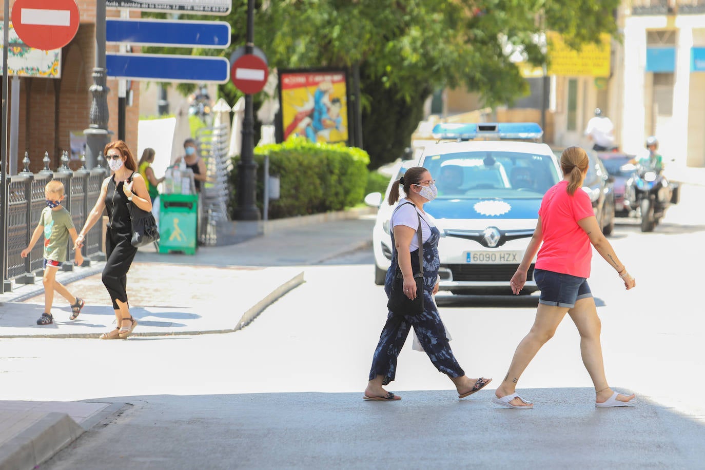 Fotos: La Comunidad confina a los 32.000 habitantes de Totana dentro del municipio