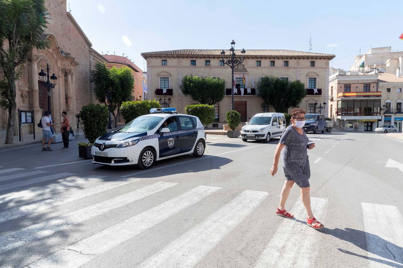 Fotos: La Comunidad confina a los 32.000 habitantes de Totana dentro del municipio