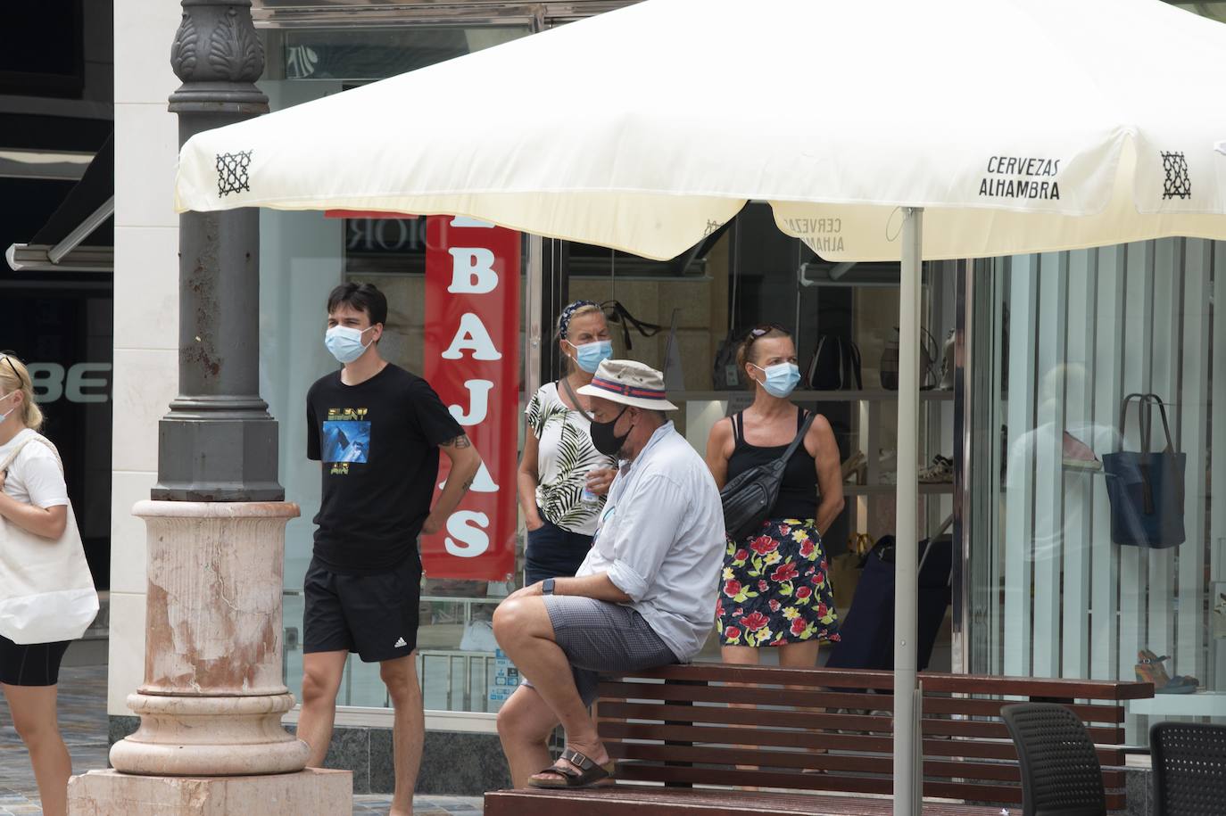 Fotos: Turistas en el centro de Cartagena