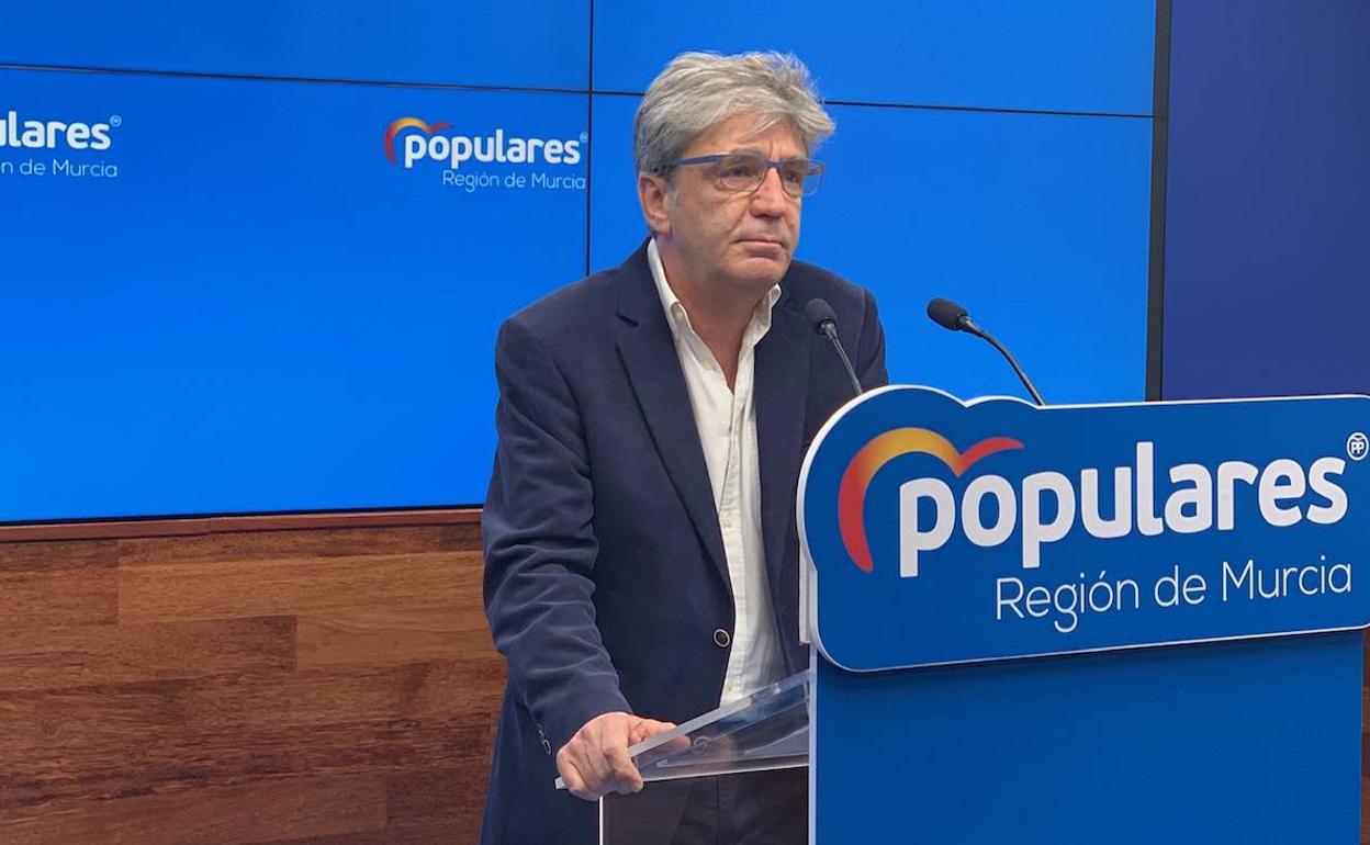 El secretario general del PP, Miguel Ángel Miralles.